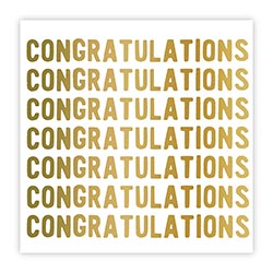 Congratulations Napkins
