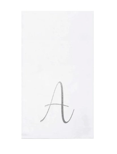 A Papersoft Napkins Monogram Guest Towels (Pack of 20)