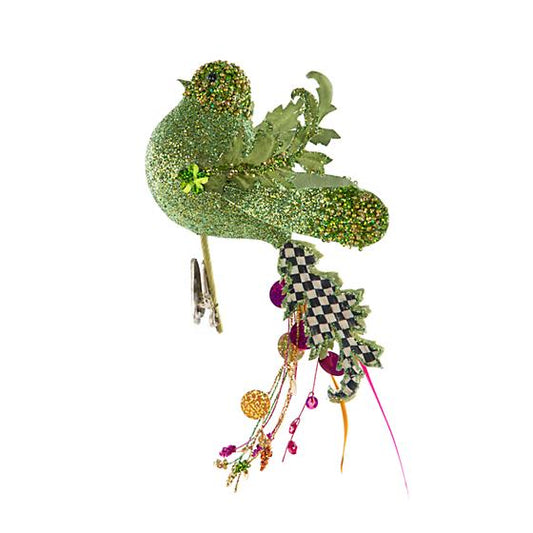 Paradise Bird Clip Green