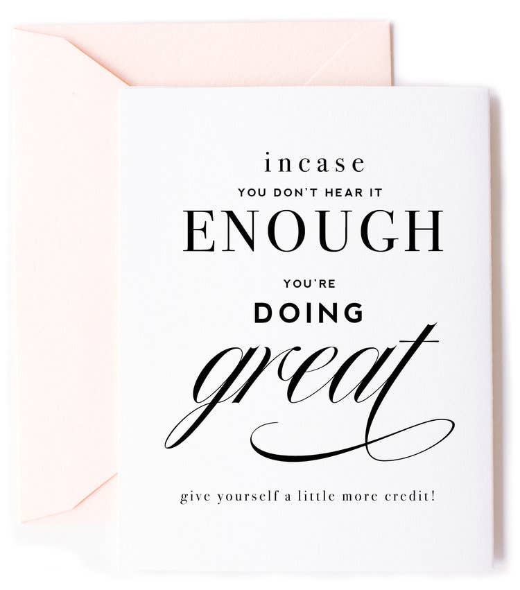 You're Doing Great Card