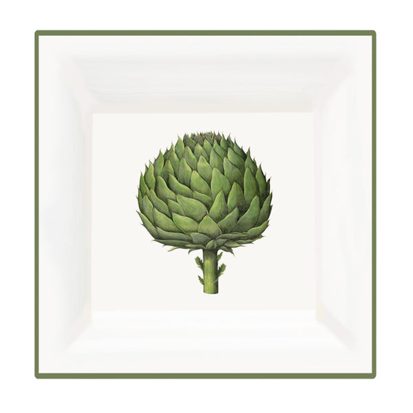 Kitchen Garden Artichoke Square Trinket Tray