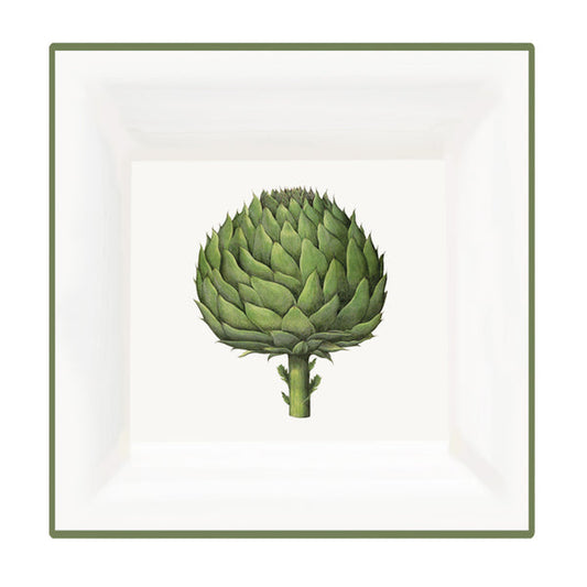 Kitchen Garden Artichoke Square Trinket Tray