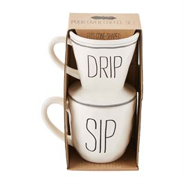 Bistro Pour Over Mug Set