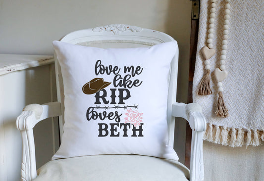 Valentines Day RIP loves Beth Pillow