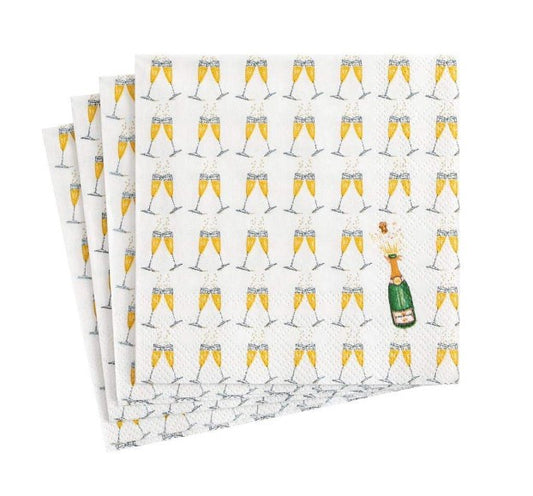 Bubbly Paper Cocktail Napkins - 20 Per Package