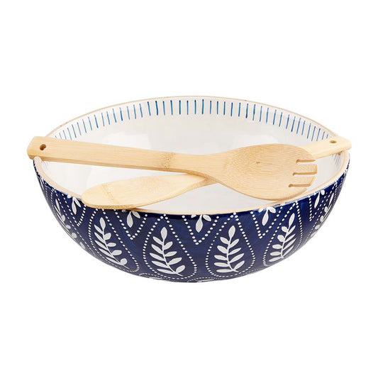 Indigo Serving Bowl Set