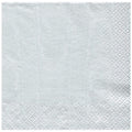 Moiré Paper Dinner Napkins in Platinum - 20 Per Package