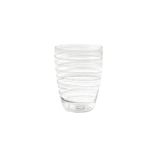 Swirl White Tall Tumbler