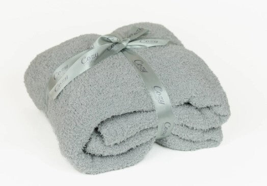 Gray Bamboo Lightweight Breathable Adult Throw