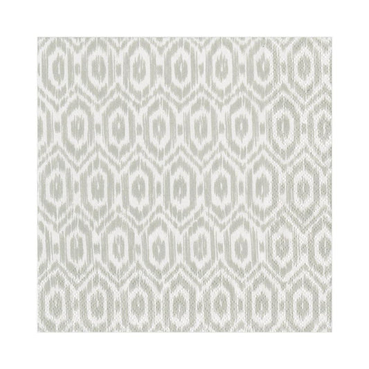 Amala Ikat Paper Luncheon Napkins in Grey - 20 Per Package