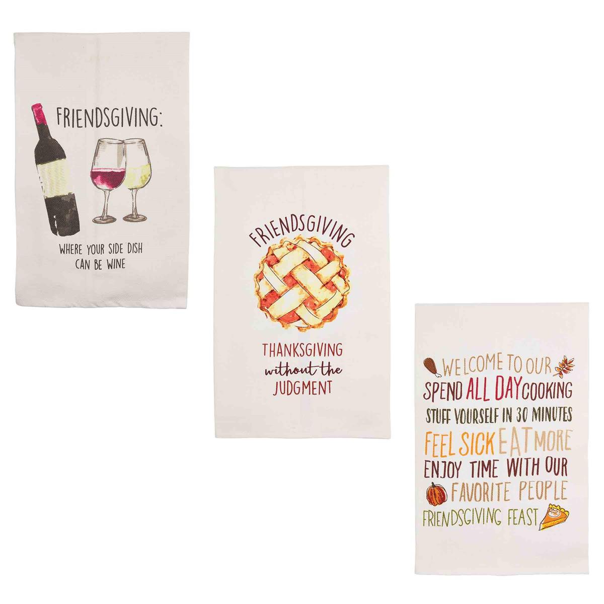 Wine Friendsgiving Towel