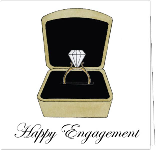 Happy Engagement Gift Enclosure