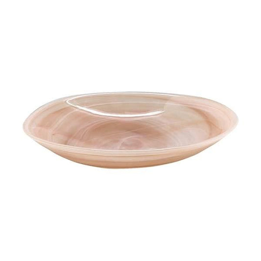 Blush Alabaster Large Oval Bowl