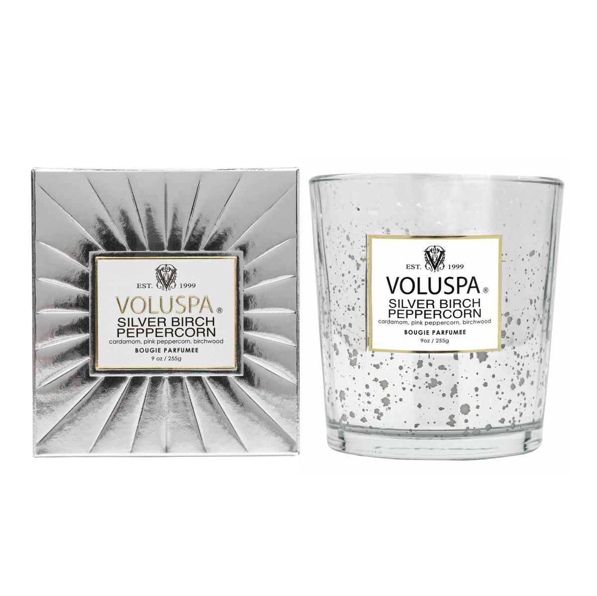 Silver Birch Peppercorn Classic Candle 9oz