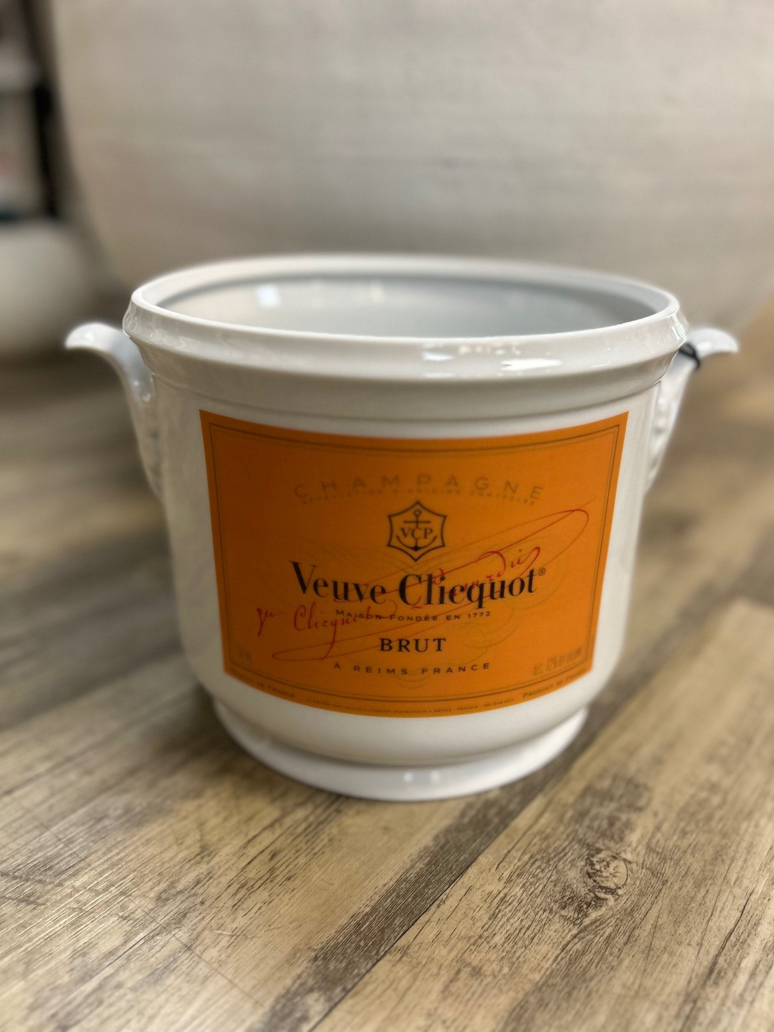 Orange Veuve Champagne Bucket