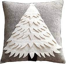 Tree Pillow on Gray