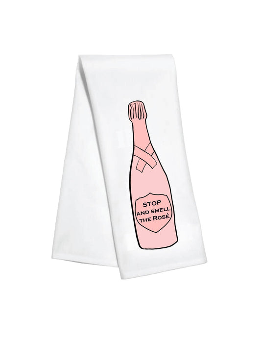 Kitchen Towel - Stop and Smell The Rose