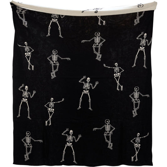 Skeletons Throw Blanket