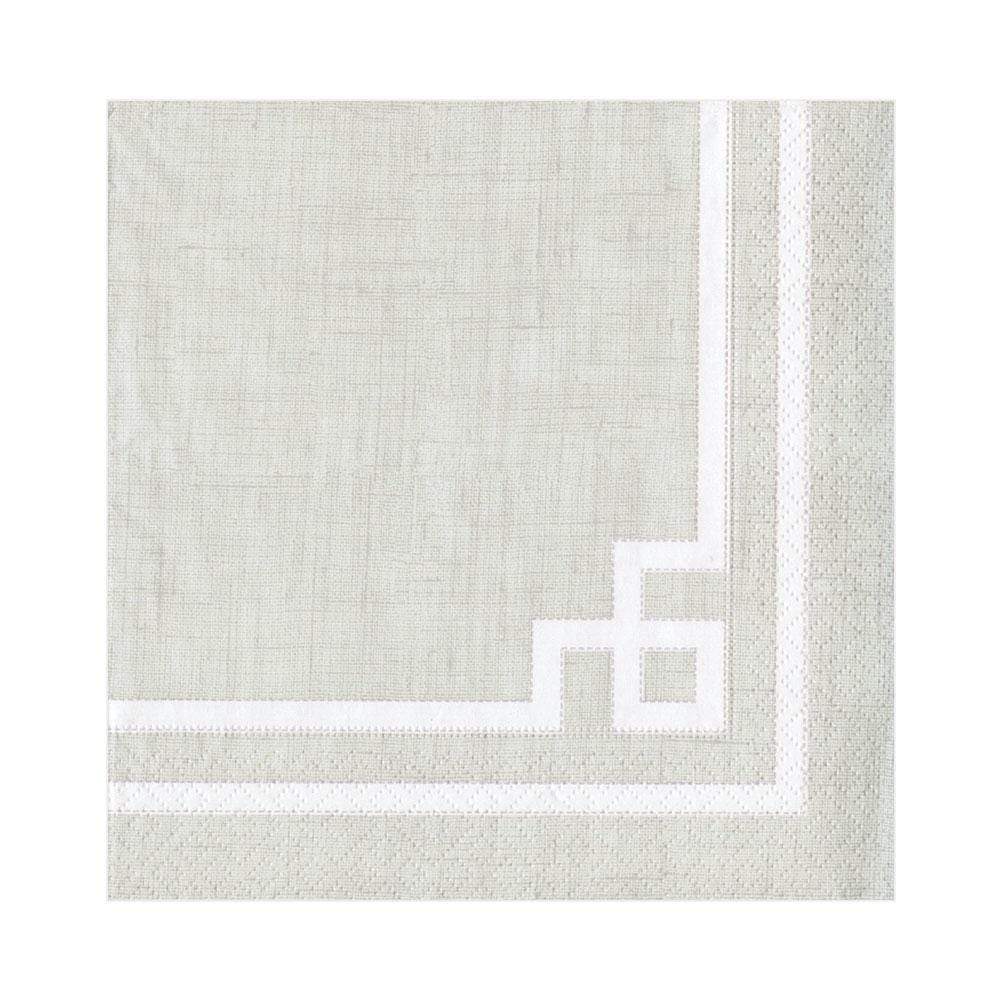 Rive Gauche Paper Luncheon Napkins, Natural - 20 Per Package