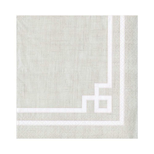 Rive Gauche Paper Luncheon Napkins, Natural - 20 Per Package