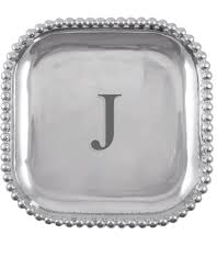 Single Initial Platter, J