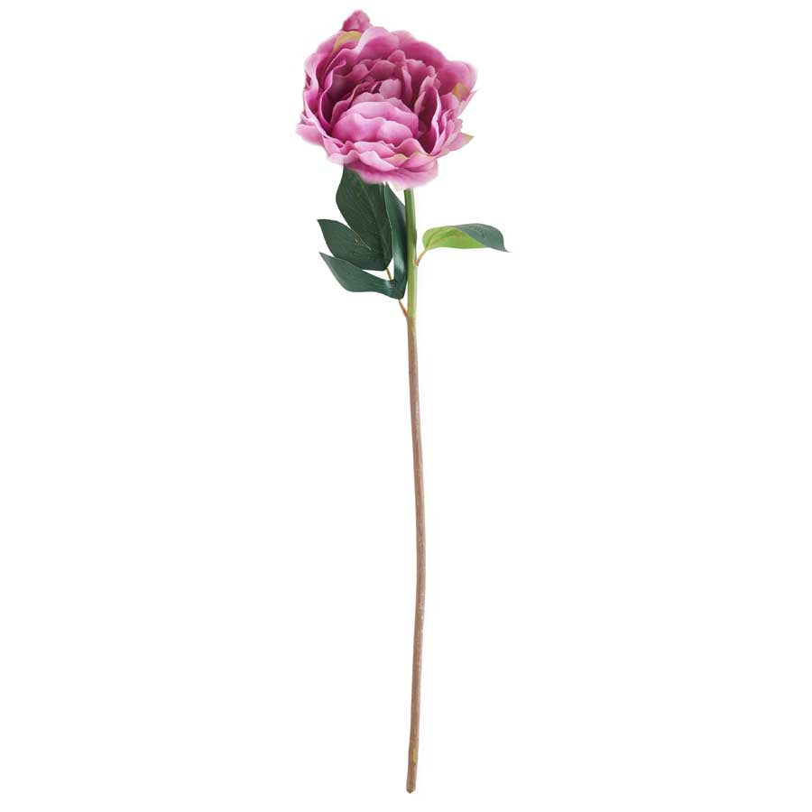 Purple Real Touch Peony 20 Inch