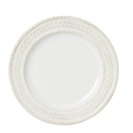 Le Panier Dessert/Salad Plate - Whitewash