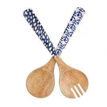 Indigo Enamel Server Set