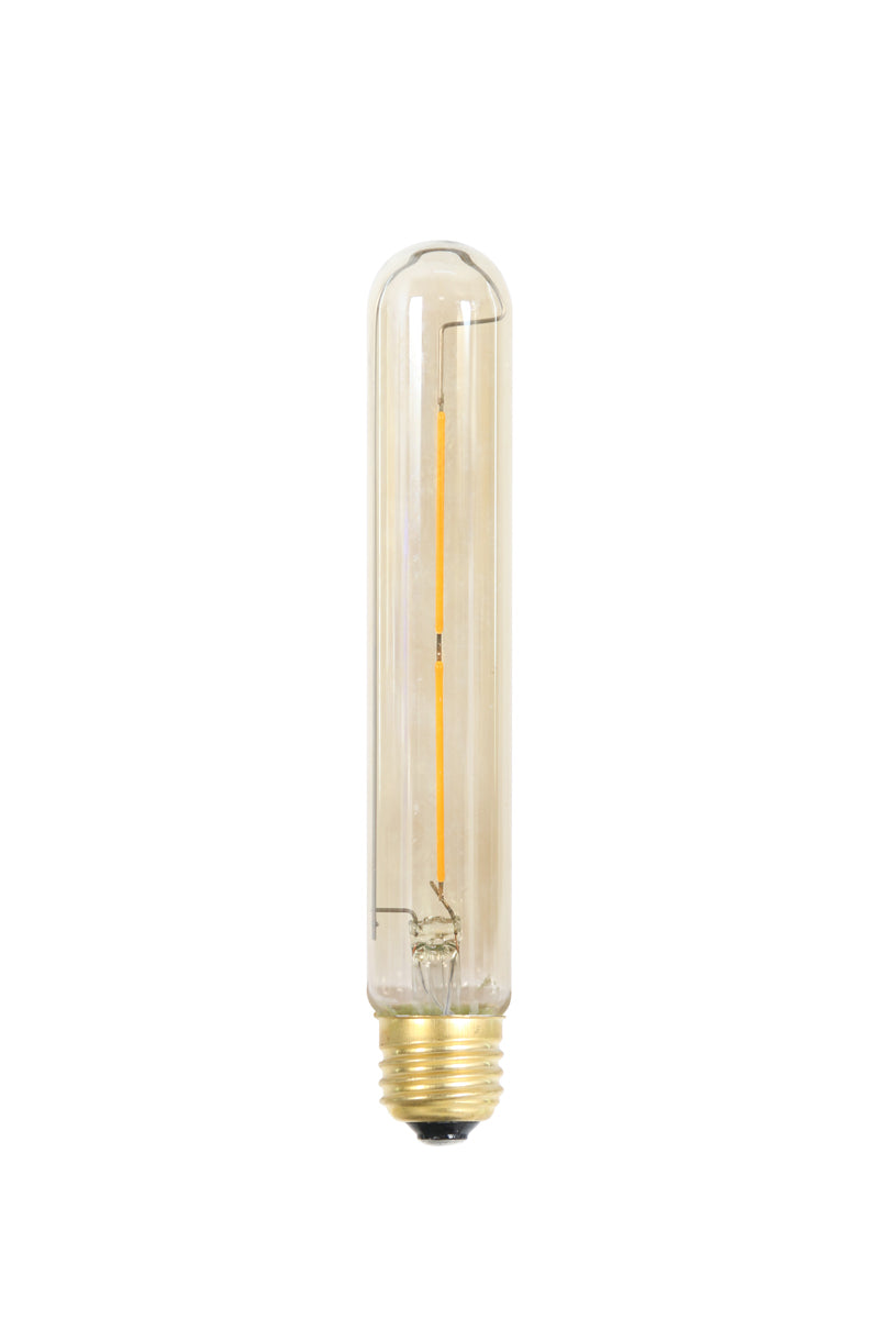 LED Bulb Tube E26, 4W, Amber, Dimmable, 1"x7.25"