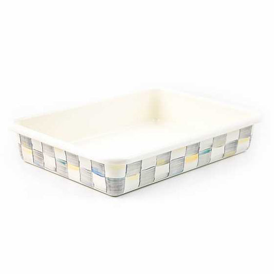 Sterling Check Enamel Baking Pan - 9" x 13"