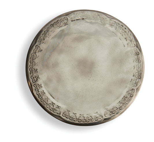 Vintage Pewter Cake Plate