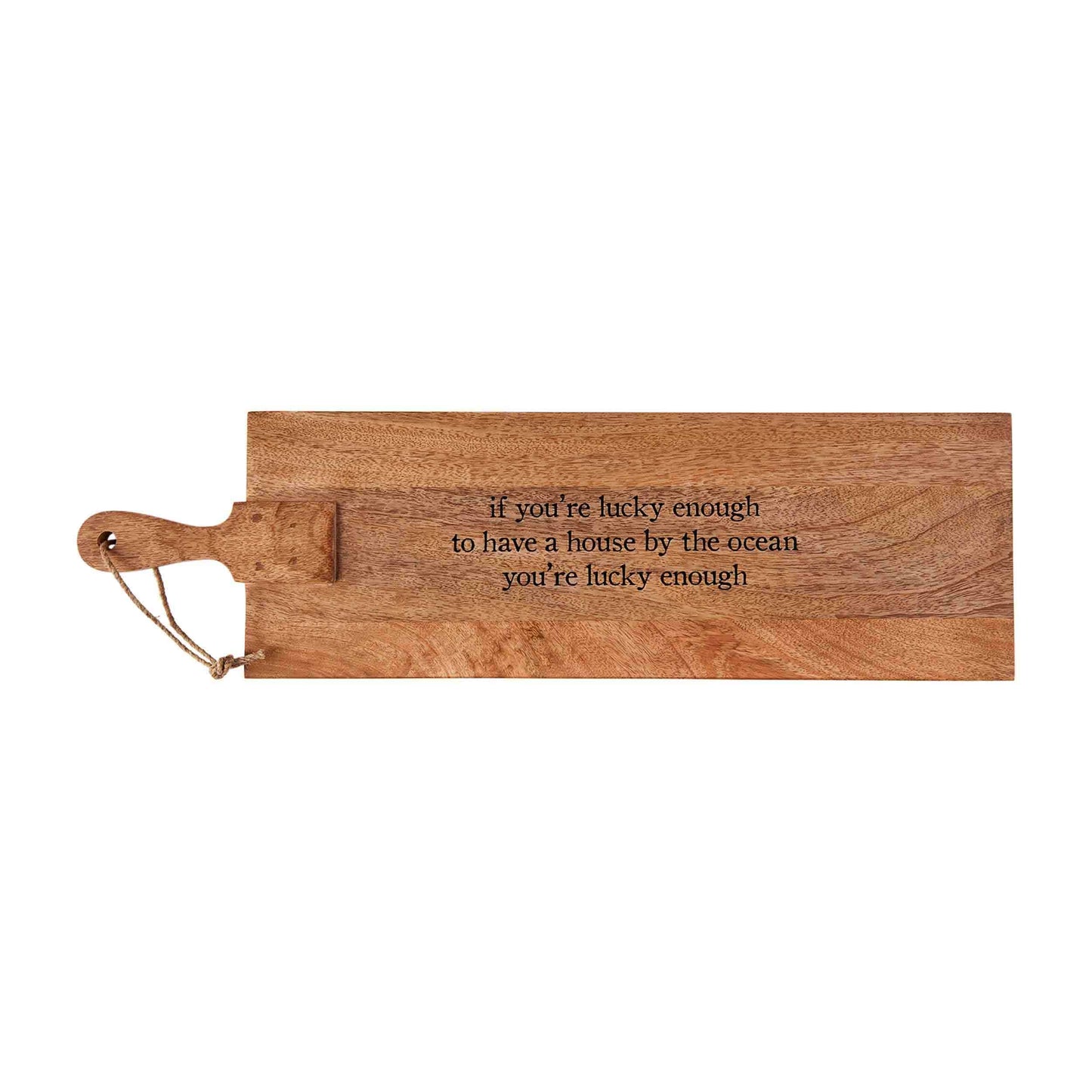 Lucky Enough Beach Serving Board