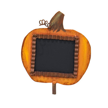 Pumpkin Chalkboard Finial