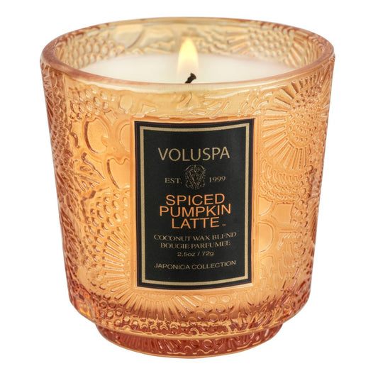 Spiced Pumpkin Latte Petite Pedestal Candle