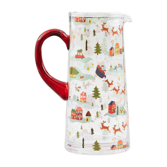 Christmas Village Pitcher