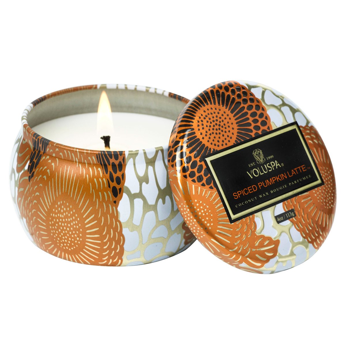 Spiced Pumpkin Latte Mini Decorative Tin