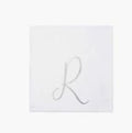 R Papersoft Napkins Monogram Cocktail Napkins (Pack of 20)