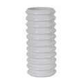 White Scallop Vase