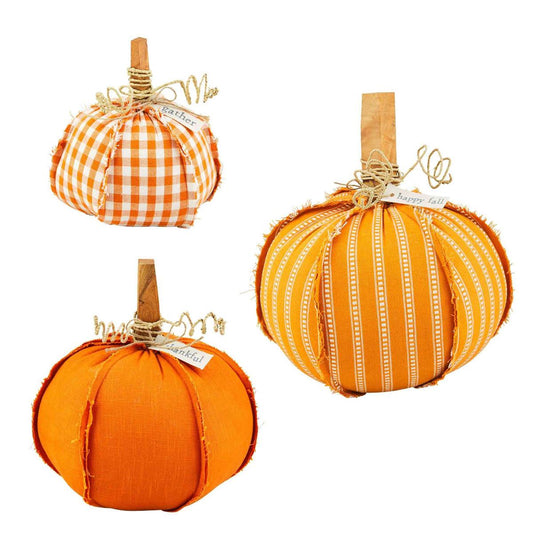 Large Woven Pumpkin Sitter