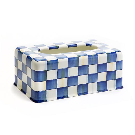 Royal Check Enamel Standard Tissue Box Cover