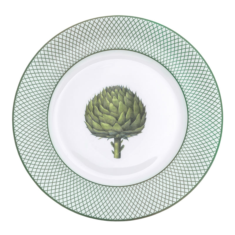 Kitchen Garden Artichoke Trellis 8" Plate