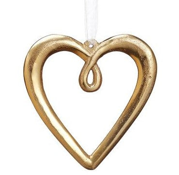 Heart Ornament Gold