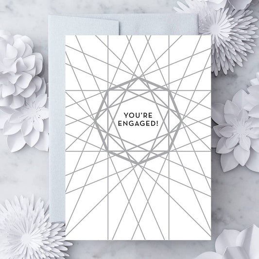 "You're Engaged” Greeting Card