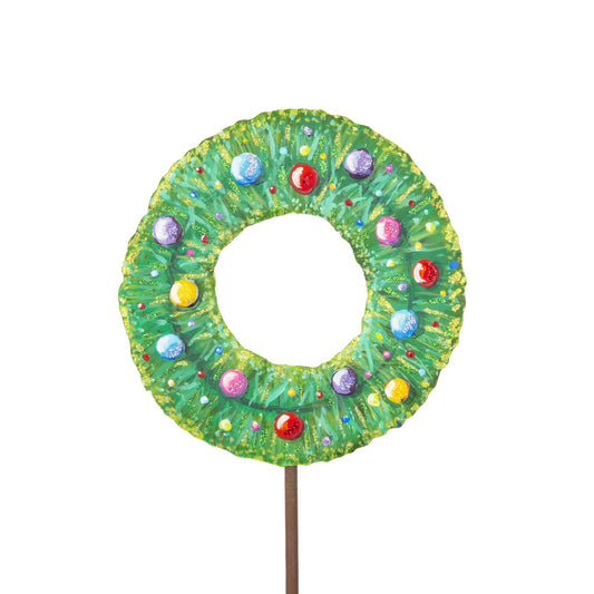 Merry & Bright Bottle Brush Wreath