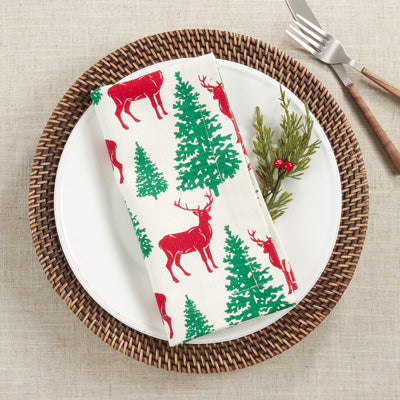 Deer and Trees Napkin