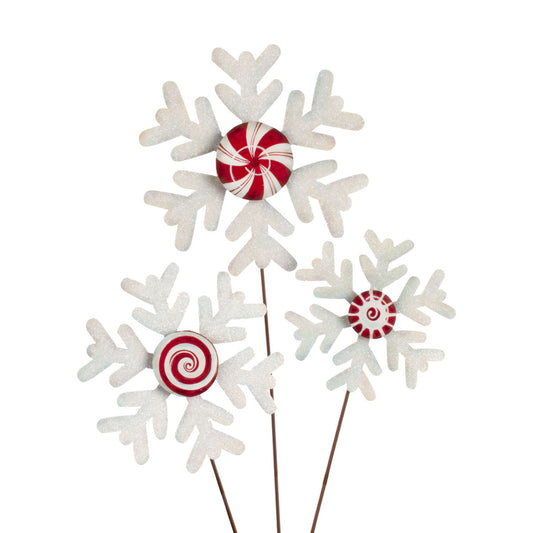 Peppermint Snowflake Large