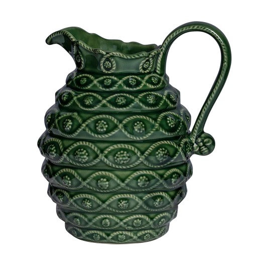 Veronica Beard Jardins Du Monde Pitcher Vase - Green