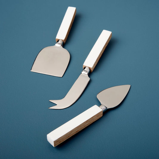 Madras Cheese Knives, Set of 3