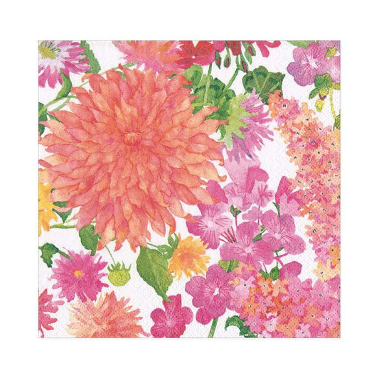 Summer Blooms Paper Luncheon Napkins - 20 Per Package