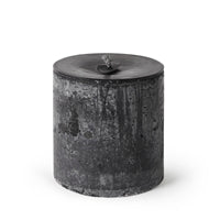 Pillar Super Candle Black Outdoor Only
